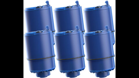 Fil-fresh 6-Pack Faucet Water Filter Replacement for PUR Filtration System, Model FM-3700, PFM4...