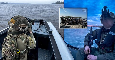 Ukrainian Navy SEALs Strike Russian-occupied island using US speedboats.