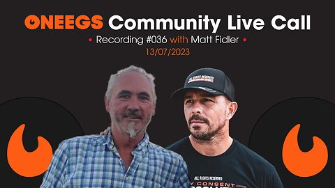 ONEEGS CLC#036 Matt Fidler & Greg McKay