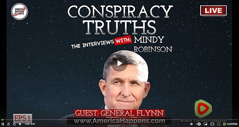 General Flynn on Conspiracy Truths with Mindy Robinson