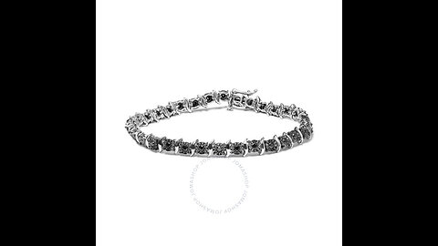 .925 Sterling Silver 1.0 Cttw Miracle-Set Diamond Tennis Bracelet (I-J Color, I3 Clarity)