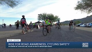 Ride held for road awareness, cycling safety