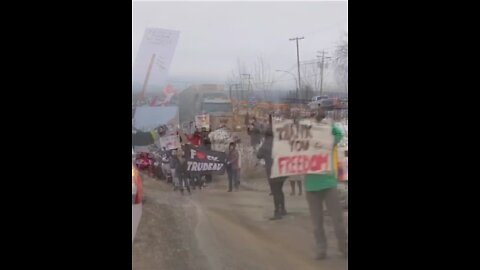 Freedom Convoy Salmon Arm Canada