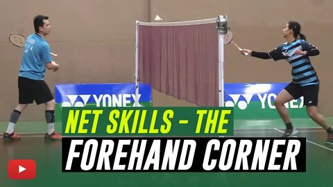 Mastering Badminton Net Skills - The Forehand Corner - Coach Kowi Chandra (Subtitle Indonesia)