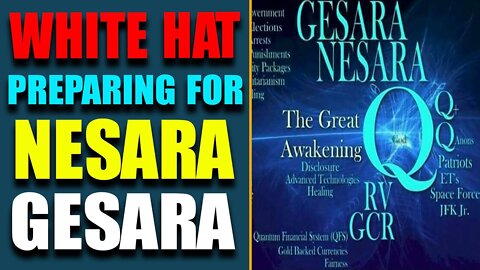BIG INTEL: FINAL DAYS OF GLOBAL STING OPS ARE COMING: WHITE HAT STETTING STAGE FOR NESARA/GESARA!