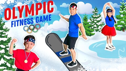 ⛷️🏅 '22 Winter Olympics VIDEOGAME Workout | Funny Sports Exercise