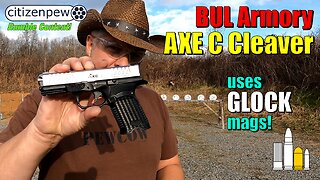 Bul Armory AXE C Cleaver 9mm Pistol - First Shots