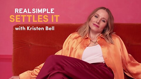 Real Simple Settles It with Kristen Bell | The Game Changers Issue | Real Simple