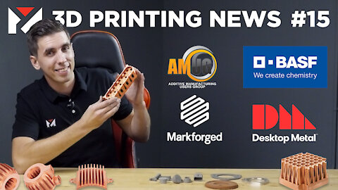 Desktop Metal gets on the NYSE, Copper 3D Printing, SSYS and BASF Release Machines & Materials!