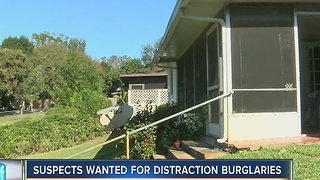 Suspects wanted for distraction burglaries