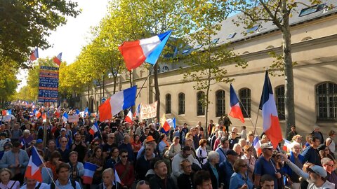 Rendez-vous de la Résistance, Place Denfert-Rochereau à Paris le 22 Octobre 2022 - Vidéo 4.