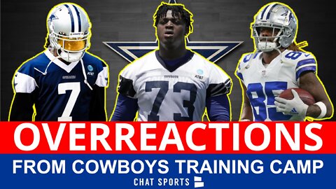 Cowboys Training Camp OVERREACTIONS Led By Trevon Diggs Concern