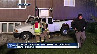 Sheriff: Drunk driver smashes into Kenosha County home