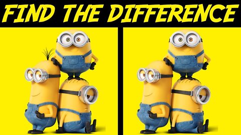 Find The Difference Minions | Brain Teasers #8