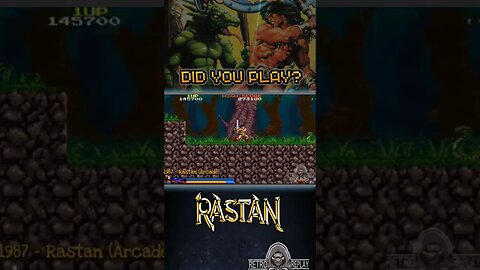 #rastan was the ultimate #arcade game. If you played it you'll always remember it.