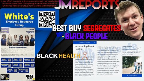 Best Buy EXPOSED again SEGREGATED healthcare & racial cards with Anti white hiring