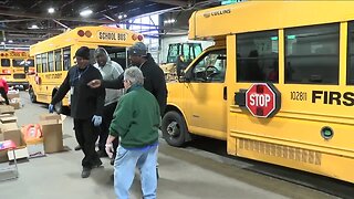 Buffalo Schools delivering packets by bus