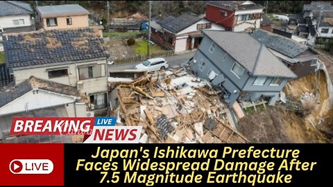 Japan's Ishikawa Prefecture Faces Widespread Damage After 7.5 Magnitude Earthquake