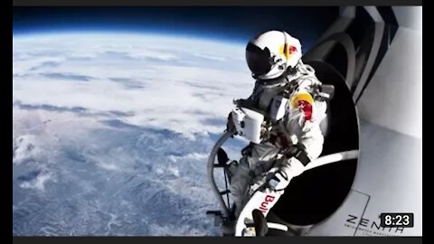 Record breaking space jump - free fall faster than speed of sound