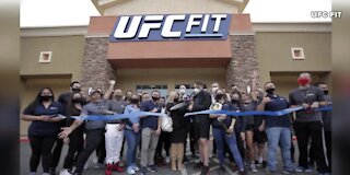 Grand opening of UFC Fit gym in Las Vegas