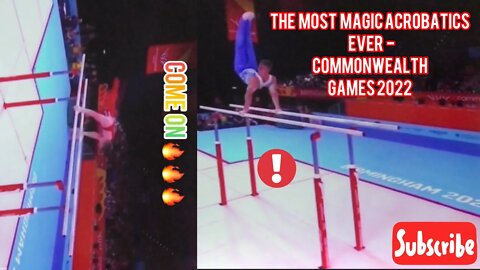 The Most Magic Acrobatics Ever - Commonwealth Games 2022 #shorts #gym #acrobatics #gymnastics