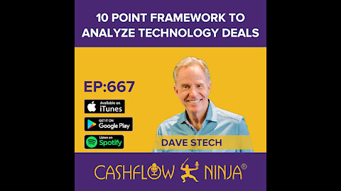 Dave Stech Shares 10 Point Framework to Analyze Technology Deals