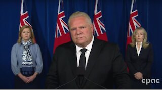 Doug Ford Is Officially Putting Toronto & Peel Into Lockdown