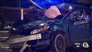 1 killed in crash on Cleveland's east side