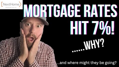 Mortgage Interest Rates hit 7% this week! - Boise Idaho Real Estate Market - Sept. 30th, 2022