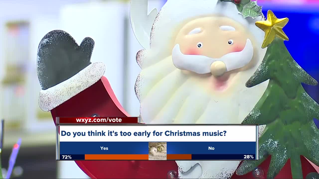 Do you think it's too early for Christmas music?
