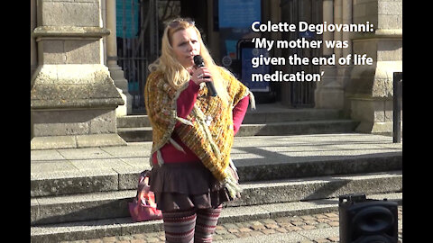 Colette Degiovanni - My mum was given the end of life medication