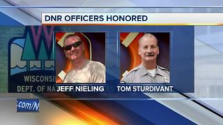 DNR officers honored for boat rescue on Lake Winnebago