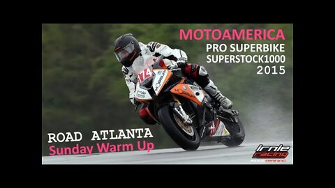 MOTOAMERICA Road Atlanta Pro Superbike / Superstock 1000 Sunday Warm Up | M. Irnie ONBOARD