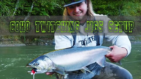 Coho Salmon Fishing Tips | Twitching Jig Setup For Coho Fishing 🎣