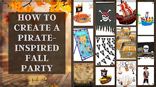 The Teelie Blog | How to Create a Pirate-inspired Fall Party | Teelie Turner