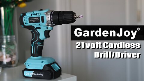 Garden Joy 21v Drill Driver