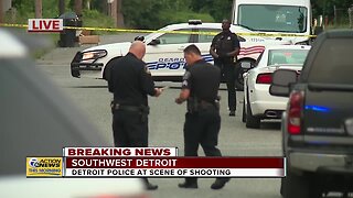 Detroit police at scene of shooting in southwest Detroit