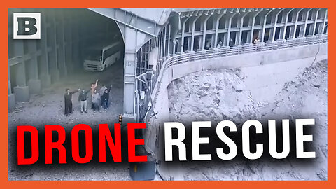 Drone Rescue: Hotel Workers Stranded by Taiwan Earthquake Found by Drone