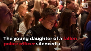 Fallen Officer’s Daughter Brings Room To Tears With Touching Statement