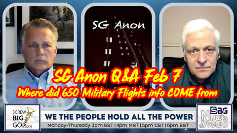 SG Anon Q&A Feb 7 > Where did 650 Military Flights info COME from