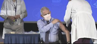 WATCH: Dr. Fauci receives COVID-19 vaccine
