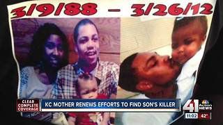 KC mom renews efforts to find her son's killer