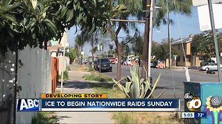 Nationwide ICE raids to begin Sunday