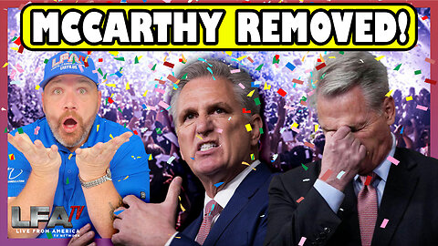 MCCARTHY REMOVED!! | LIVE FROM AMERICA 10.3.23 5pm