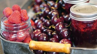 Canning Cherry Raspberry Conserve [No Pectin] [Recipe and Tutorial]