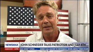 Actor John Schneider DEFENDS The American Flag!