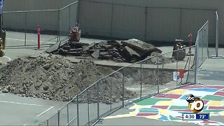 Sinkholes discovered on Oceanside school campus