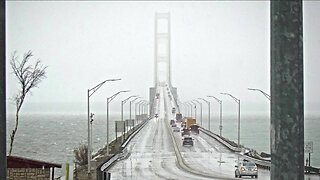 Mackinac Bridge partially closed due to high winds