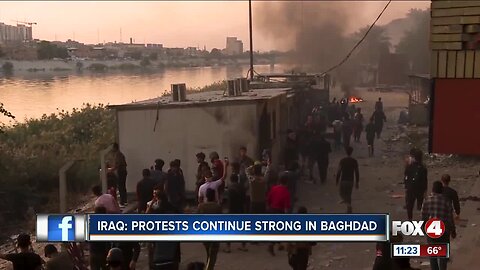 Iraq: Protests continue strong in Baghdad