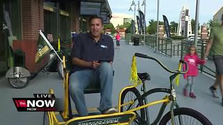 Cameron's Weather Roadshow at Lambeau Field